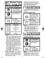 Предварительный просмотр 13 страницы Panasonic Genius NN-SD697S Operating Instructions Manual