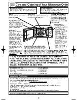 Preview for 25 page of Panasonic Genius NN-SD697S Operating Instructions Manual