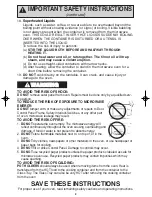 Preview for 4 page of Panasonic Genius NN-SD767S Operating Instructions Manual