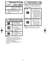 Preview for 12 page of Panasonic Genius NN-SD767S Operating Instructions Manual