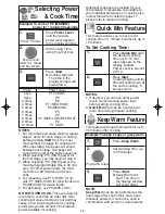 Preview for 14 page of Panasonic Genius NN-SD767S Operating Instructions Manual