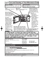 Preview for 26 page of Panasonic Genius NN-SD767S Operating Instructions Manual