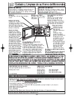 Preview for 56 page of Panasonic Genius NN-SD767S Operating Instructions Manual