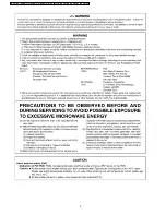 Предварительный просмотр 2 страницы Panasonic Genius NN-SD767S Service Manual