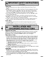 Preview for 5 page of Panasonic Genius NN-SN660S Operating Instructions Manual