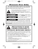 Preview for 3 page of Panasonic Genius NN-SN667B Operating Instructions Manual