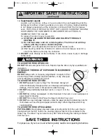 Предварительный просмотр 5 страницы Panasonic Genius NN-SN667B Operating Instructions Manual