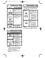 Предварительный просмотр 14 страницы Panasonic Genius NN-SN667B Operating Instructions Manual