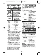 Предварительный просмотр 15 страницы Panasonic Genius NN-SN667B Operating Instructions Manual