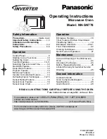 Preview for 1 page of Panasonic Genius NN-SN760S Operating Instructions Manual