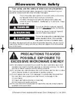 Preview for 2 page of Panasonic Genius NN-SN760S Operating Instructions Manual