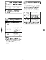 Preview for 12 page of Panasonic Genius NN-SN760S Operating Instructions Manual