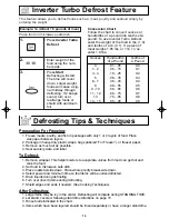 Preview for 16 page of Panasonic Genius NN-SN760S Operating Instructions Manual