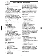 Preview for 20 page of Panasonic Genius NN-SN760S Operating Instructions Manual