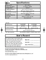 Preview for 30 page of Panasonic Genius NN-SN760S Operating Instructions Manual