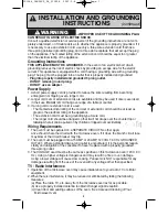 Предварительный просмотр 7 страницы Panasonic Genius Prestige NN-SD797S Operating Instructions Manual