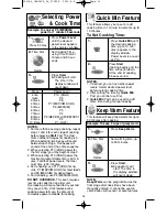 Предварительный просмотр 16 страницы Panasonic Genius Prestige NN-SD797S Operating Instructions Manual