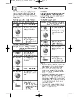 Предварительный просмотр 23 страницы Panasonic Genius Prestige NN-SD797S Operating Instructions Manual