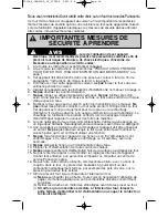 Предварительный просмотр 36 страницы Panasonic Genius Prestige NN-SD797S Operating Instructions Manual