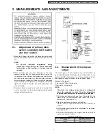 Предварительный просмотр 7 страницы Panasonic Genius Prestige NN-SD797S Service Manual