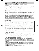 Preview for 7 page of Panasonic Genius Prestige NN-SD997S Operating Instructions Manual