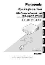 Preview for 1 page of Panasonic GP-KH232CSE Operating Instructions Manual