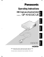 Preview for 1 page of Panasonic GP-KH232CUE Operating Instructions Manual