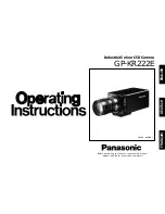 Предварительный просмотр 1 страницы Panasonic GP-KR222E Operating Instrctions