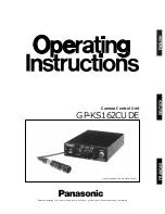 Panasonic GP-KS162CUDE Operating	 Instruction preview