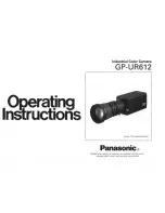 Preview for 1 page of Panasonic GP-UR612 Operating Instructions Manual