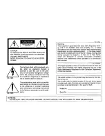 Preview for 2 page of Panasonic GP-UR612 Operating Instructions Manual