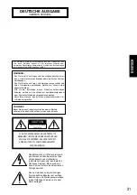 Preview for 31 page of Panasonic GP-US932CSAE Operating Instructions Manual