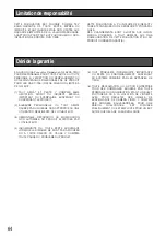 Preview for 64 page of Panasonic GP-US932CSAE Operating Instructions Manual