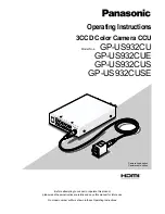 Panasonic GP-US932CU Operating Instructions Manual предпросмотр