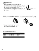 Предварительный просмотр 14 страницы Panasonic GP-US932CU Operating Instructions Manual