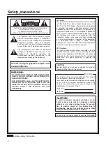 Preview for 2 page of Panasonic GP-VD130 Operating Instructions Manual