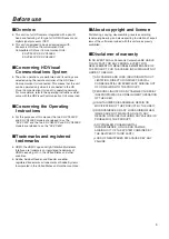 Предварительный просмотр 5 страницы Panasonic GP-VD130E Operating Instructions Manual