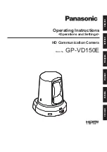 Preview for 1 page of Panasonic GP-VD150E Operating Instructions Manual