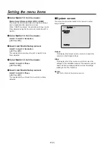 Preview for 24 page of Panasonic GP-VD150E Operating Instructions Manual