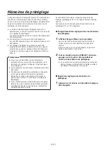 Preview for 78 page of Panasonic GP-VD150E Operating Instructions Manual