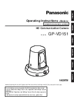 Panasonic GP-VD151 Operating Instructions Manual preview