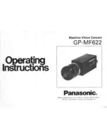 Preview for 1 page of Panasonic GPMF622 - MACHINE VISION CAMER Operating Instructions Manual