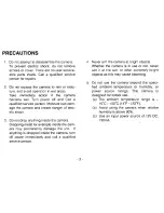 Предварительный просмотр 4 страницы Panasonic GPMF802 - IND CAMERA Operating Instructions Manual