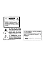 Preview for 2 page of Panasonic GPRV201 - REAR VIEW CAMERA Operating Instructions Manual