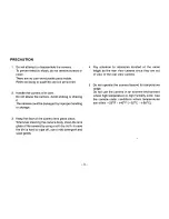 Preview for 5 page of Panasonic GPRV201 - REAR VIEW CAMERA Operating Instructions Manual