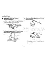 Preview for 8 page of Panasonic GPRV201 - REAR VIEW CAMERA Operating Instructions Manual