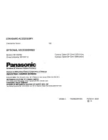 Preview for 16 page of Panasonic GPRV201 - REAR VIEW CAMERA Operating Instructions Manual