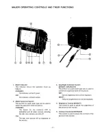 Предварительный просмотр 4 страницы Panasonic GPRV202 - REAR VIEW CAMERA Operating Instructions Manual