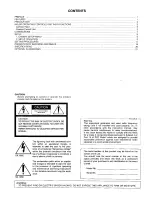 Предварительный просмотр 2 страницы Panasonic GPUS522CU - COLOR CAMERA Operating Instructions Manual