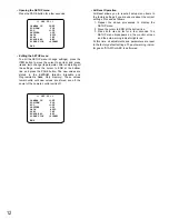 Preview for 12 page of Panasonic GPUS522CUA - IND CCD CAMERA Operating Instructions Manual